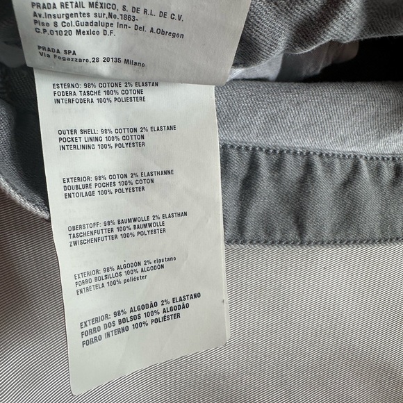 Prada mens jeans  Sz34 - Picture 12 of 14
